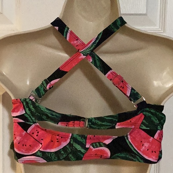 Meet Curve NWOT Swim Watermelon Print Bikini Top - Picture 3 of 3